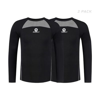 ROGELLI Sous maillot manches lounges  core 2 pack unisexe noir