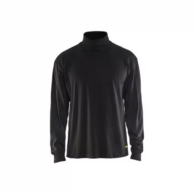 BLAKLADER Sous-pull col roul&eacute;  Noir L - Noir