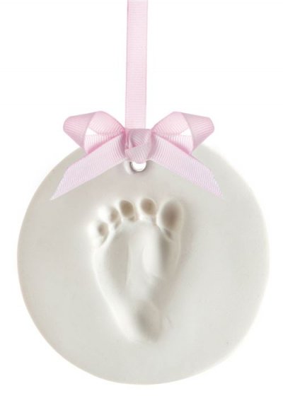 PEARHEAD Souvenir empreinte de b&eacute;b&eacute; Blanc 