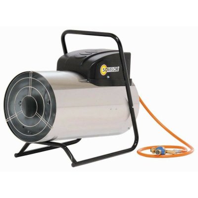 SOVELOR  -chauffage air puls&eacute; mobile inox au gaz (44,3 kw) - gp55mi 