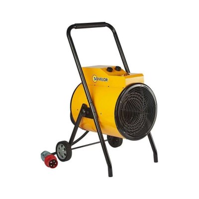 SOVELOR  - Chauffage air puls&eacute; portable avec roues &eacute;lectrique 380V~3 50 Hz 30 kW - C31 