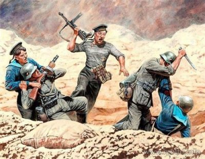 MASTER BOX Soviet Marines And German Infantry,handt - 1:35e -  Ltd. 