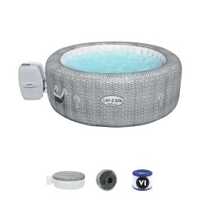 BESTWAY Spa gonflable  Lay-Z-Spa Honolulu rond Airjet 4/6 places