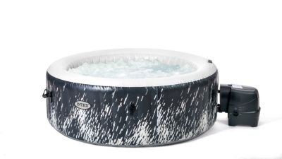INTEX Spa gonflable rond  galaxie - 4 places - &oslash;1,96m - noir 28494EX