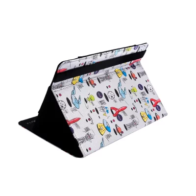 SILVERHT Space - Housse Universelle imprim&eacute;e (9 - 10.1 ) Couleur argent&eacute;