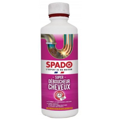 SPADO  D&eacute;boucheur Cheveux pour Canalisations - 500 ml