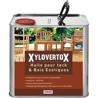 XYLOVERTOX SPADO Huile pour Teck et Bois Exotique 2,5 L