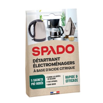 SPADO  Lot de 3 Packs 5 Sachets 15g d&eacute;tartrant &eacute;lectrom&eacute;nager