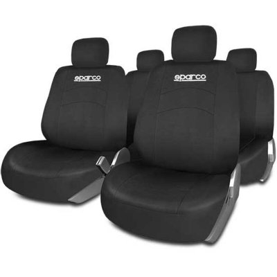 SPARCO  Jeu de housses complet  noir / noir SPS402BK