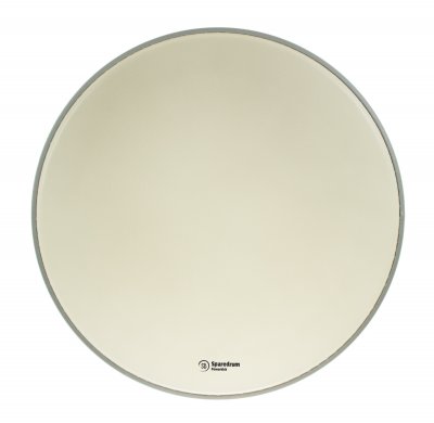 SPAREDRUM  Pk20co-B - Peau Gc 20" Powerkick Sabl&eacute;e - 1 Pli + Muffler - 10 Mil