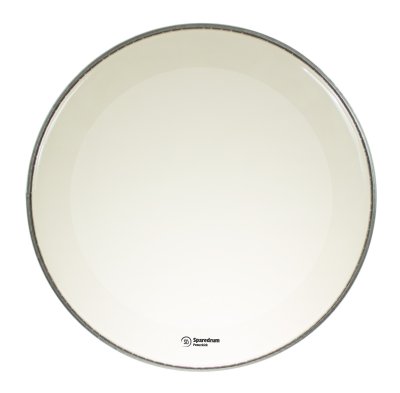 SPAREDRUM  Pk24cl-B - Peau Gc 24 Powerkick Transparente - 1 Pli + Muffler - 10 Mil