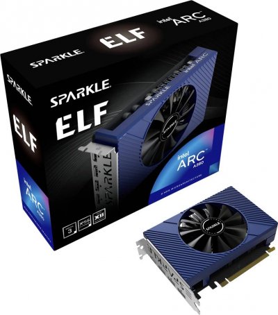 SPARKLE  Intel Arc A380 ELF, 6 Go GDDR6, Ventilateur Unique, SA380E-6G