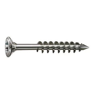 SPAX  25170004506021 Vis de fa&ccedil;ade en acier inoxydable A2 4,5 x 60 mm
