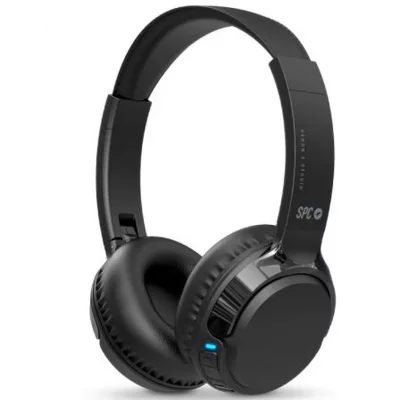 SPC  HERON 2 STUDIO &ndash; Casque sans fil Bluetooth, 50h batterie et plastique recycl&eacute; - Noir 