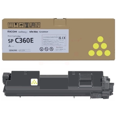 RICOH Spc360e Cartouche De Toner, Jaune