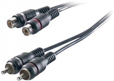 SPEAKA PROFESSIONAL SpeaKa c&acirc;ble d'extension 2x Cinch 3m