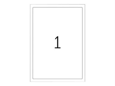 HERMA Special - Auto-adh&eacute;sif - blanc - 190 x 275 mm 25 unit&eacute;s (25 feuille(s) x 1) papier