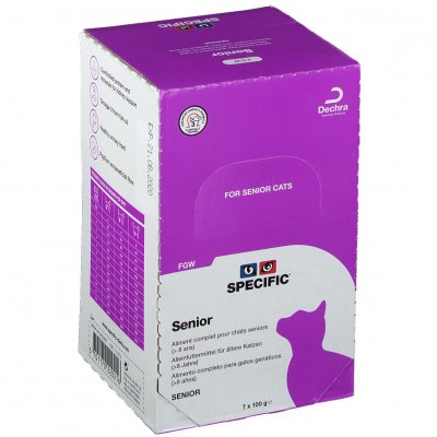 SPECIFIC  Senior Fgw Box 100g Cat Snack 7 Units Dor&eacute;