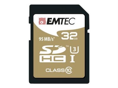 EMTEC SpeedIN' - Carte m&eacute;moire flash - 32 Go - UHS Class 3 / Class10 - SDHC UHS-I