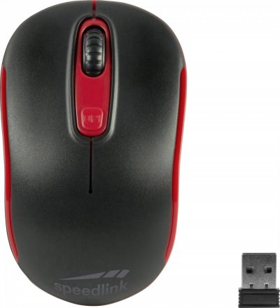 SPEEDLINK  CEPTICA Souris - Trois Boutons, sans Fil, Noir-Rouge