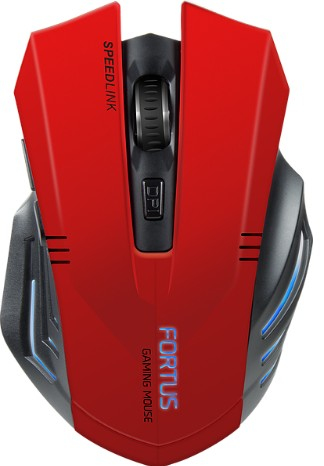 SPEEDLINK  Fortus 2400 Dpi Wireless Gaming Mouse Rouge