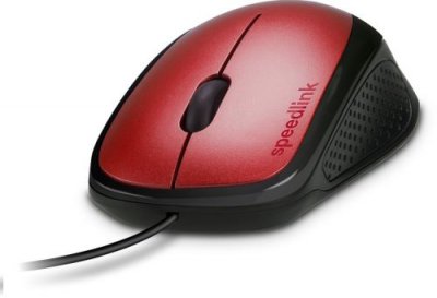 JOLLENBECK SPEEDLINK KAPPA Mouse - Souris - pour droitiers - optique - 3 boutons - filaire - USB - rouge 