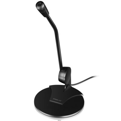 SPEED LINK Speedlink pure microphone pour ordinateur de bureau noir 