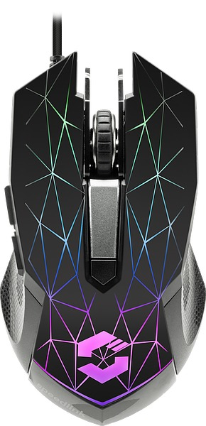 SPEEDLINK  RETICOS - Souris - pour droitiers - optique - 6 boutons - filaire - USB - noir 