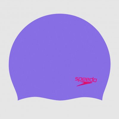SPEEDO  bonnet de bain en silicone junior violet taille unique