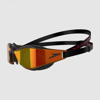SPEEDO  Fastskin Hyper Elite Mirror Swimming Goggles Noir