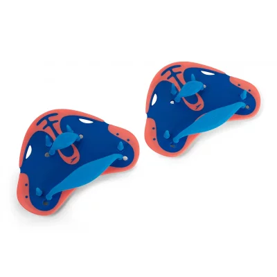 SPEEDO  Finger Paddle - Blue Flame/Fluro Tangerine/Pool Blue