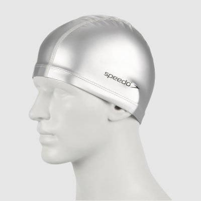 SPEEDO  Pace Cap Bonnet Mixte Adulte, Argent, Taille Unique