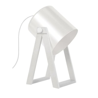 TOSEL SPIELBERG - Lampe de bureau articul&eacute; bois blanc