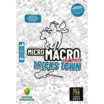SPIELWISE  Jeu d`ambiance Micro Macro Crime City 3 - 3770000282726