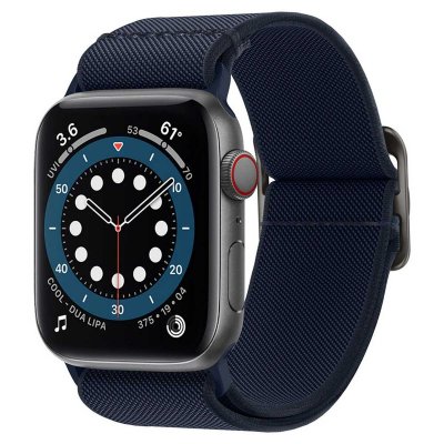 SPIGEN  ﻿Bracelet Lite Fit Apple Watch Series 1-9 / SE / Ultra (2) - 42/44/45/49 mm - Bleu fonc&eacute;