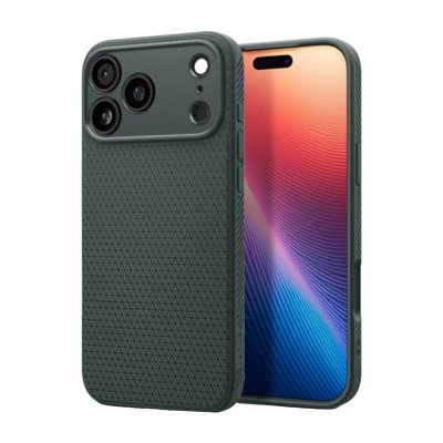 SPIGEN  Coque Liquid Air&trade; Apple iPhone 17 Pro Max - Abyss Green