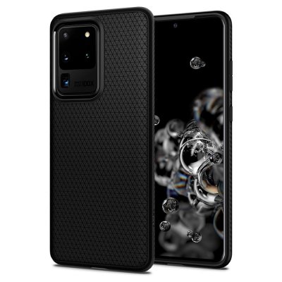 SPIGEN  Coque Liquid Air Samsung Galaxy S20 Ultra - Noir