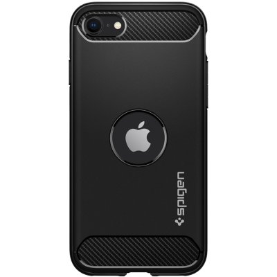 SPIGEN  Coque Rugged Armor iPhone SE (2022 / 2020) - Noir