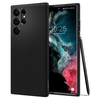 SPIGEN  Coque Samsung Galaxy S22 Ultra - Noir