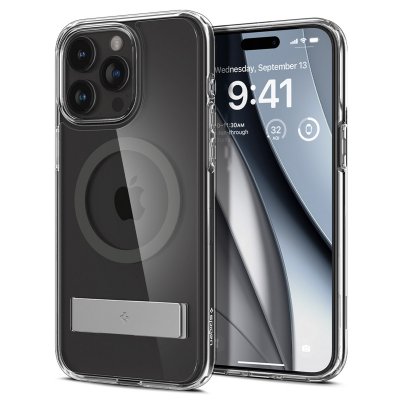 SPIGEN  ﻿Coque Ultra Hybrid S MagSafe iPhone 15 Pro - Graphite