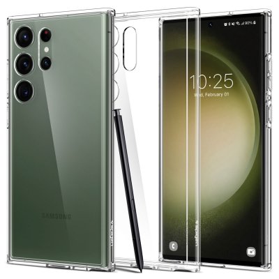 SPIGEN  Coque Ultra Hybrid Samsung Galaxy S23 Ultra - Transparent