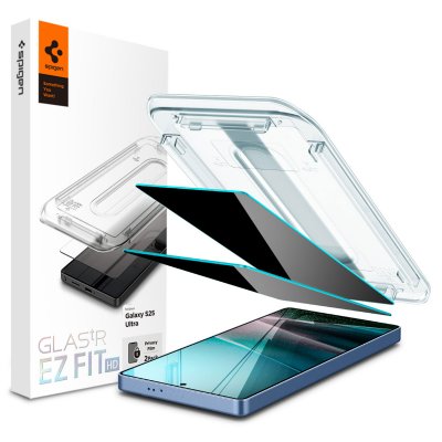 SPIGEN  Glass tR EZ Fit HD (Privacy) 2 Pack Samsung Galaxy S25 Ultra