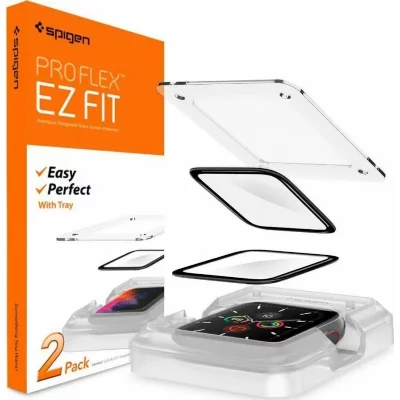 SPIGEN  Protection d'&eacute;cran Pro Flex Fit Apple Watch 44mm