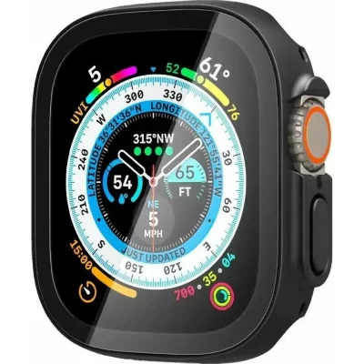 SPIGEN  Thin Fit 360 Coque Compatible avec Apple Watch Ultra 2 (2023) / Ultra (2022) 49mm - Noir