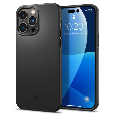SPIGEN  Thin Fit Coque pour iPhone 14 Pro Max - Noir
