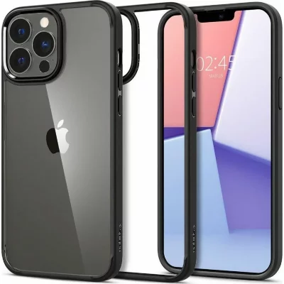 SPIGEN  ultra hybrid coque compatible avec iphone 13 pro - noir mat