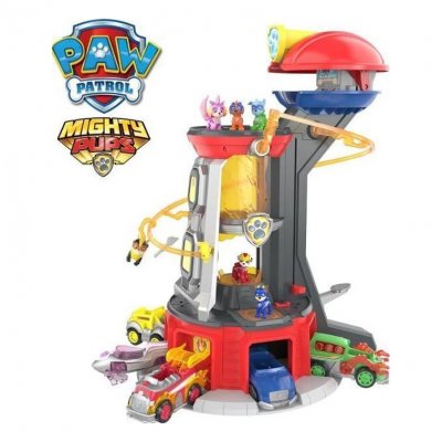 SPIN MASTER  6053408 - paw patrol quartier g&eacute;n&eacute;ral g&eacute;ant mighty pups