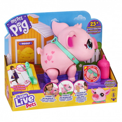 LITTLE LIVE PETS Spin Master Peluche interactive My Pet Pig Piggly 