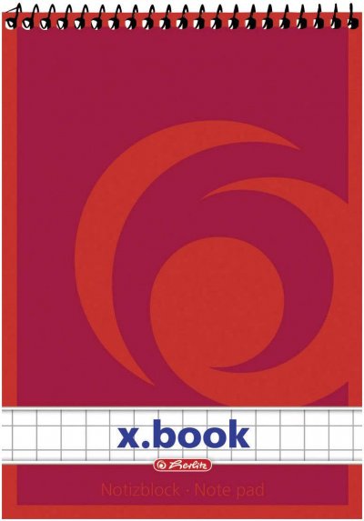 HERLITZ Spiralnotizblock a7 50bl. kariert  110734