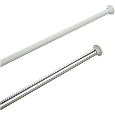 SPIRELLA  Barre de douche d&eacute;cor - Inox - Extensible de 75/125 cm